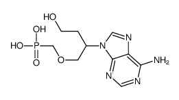 [2-(6-aminopurin-9-yl)-4-hydroxybutoxy]methylphosphonic acid Structure