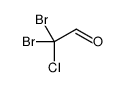 Dibromochloroacetaldehyde structure