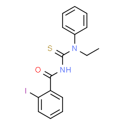 N-{[ethyl(phenyl)amino]carbonothioyl}-2-iodobenzamide结构式