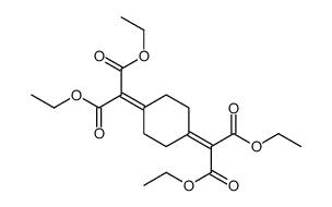 diethyl 2-[4-(1,3-diethoxy-1,3-dioxopropan-2-ylidene)cyclohexylidene]propanedioate结构式