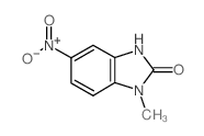 1-甲基-5-硝基-1,3-二氢-2H-苯并[d]咪唑-2-酮结构式