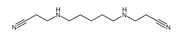 N,N'-bis(3-propionitrilo)-1,5-diaminopentane结构式