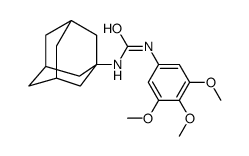 1-(1-adamantyl)-3-(3,4,5-trimethoxyphenyl)urea Structure