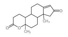 Cyclopenta[5,6]naphtho[2,1-b]pyran-2,8-dione,3,4,4a,4b,5,6,9,9a,9b,10,11,11a-dodecahydro-9a,11a-dimethyl-,(4aS,4bR,9aR,9bS,11aS)-结构式