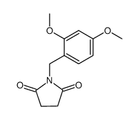 1-(2,4-dimethoxybenzyl)pyrrolidine-2,5-dione结构式