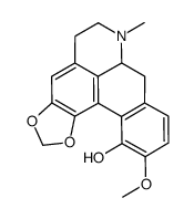 5H-Benzo(g)-1,3-benzodioxolo(6,5,4-de)quinolin-12-ol, 6,7,7a,8-tetrahydro-11-methoxy-7-methyl Structure