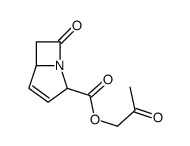 2-oxopropyl 7-oxo-1-azabicyclo[3.2.0]hept-3-ene-2-carboxylate结构式