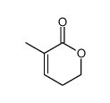 3-methyl-5,6-dihydro-2H-pyran-2-one Structure