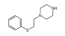 1-(2-phenylsulfanylethyl)piperazine结构式