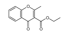 ethyl 2-methyl-4-oxo-4H-1-benzopyran-3-carboxylate Structure