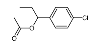 1-(4-Chlorophenyl)-1-propyl acetate结构式