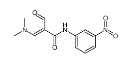 3-dimethylamino-2-formyl-N-(3-nitrophenyl)acrylamide结构式