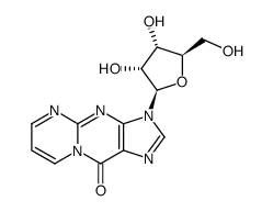 3-ribofuranosyl-pyrimido(1,2-a)purin-10(3H)-one结构式