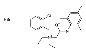 (2-chlorophenyl)methyl-diethyl-[(2,4,6-trimethylphenyl)carbamoylmethyl ]azanium bromide picture