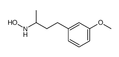 N-(4-(3-methoxyphenyl)butan-2-yl)hydroxylamine结构式