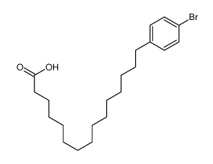 15-(4-bromophenyl)pentadecanoic acid结构式