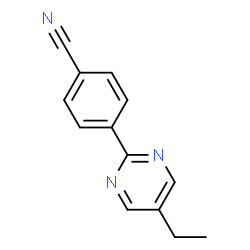 Benzonitrile, 4-(5-ethyl-2-pyrimidinyl)- (9CI) structure