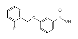 3-(2-Fluorobenzyloxy)phenylboronic acid Structure