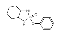 8-phenoxy-7,9-diaza-8$l^C12H17N2O2P-phosphabicyclo[4.3.0]nonane 8-oxide结构式