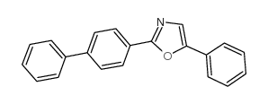 5-phenyl-2-(4-phenylphenyl)-1,3-oxazole Structure