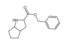 octahydro-cyclopenta[b]pyrrole-2-carboxylic acid benzyl ester结构式