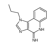 1-丙基-1H-咪唑并[4,5-C]喹啉-4-胺结构式