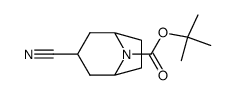 TERT-BUTYL 3-CYANO-8-AZABICYCLO[3.2.1]OCTANE-8-CARBOXYLATE structure