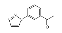 Ethanone, 1-[3-(1H-1,2,3-triazol-1-yl)phenyl] Structure