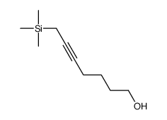 7-trimethylsilylhept-5-yn-1-ol Structure