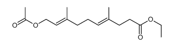 ethyl 10-acetyloxy-4,8-dimethyldeca-4,8-dienoate结构式