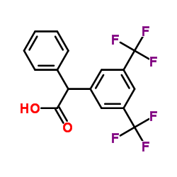 [3,5-Bis(trifluoromethyl)phenyl](phenyl)acetic acid Structure