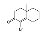 1-Bromo-4a-methyl-4,4a,5,6,7,8-hexahydro-3H-naphthalen-2-one结构式