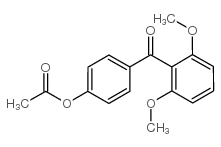 4-ACETOXY-2',6'-DIMETHOXYBENZOPHENONE图片