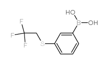 [3-(2,2,2-trifluoroethylsulfanyl)phenyl]boronic acid Structure