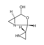 3-Oxa-1-azabicyclo[3.1.0]hexan-4-ol, 2-[(2R)-2-aziridinyl]-, (2S,4S,5R)-rel Structure