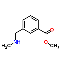 3-甲基氨基甲基-苯甲酸甲酯结构式