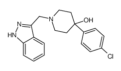 4-(4-chlorophenyl)-1-(2H-indazol-3-ylmethyl)piperidin-4-ol Structure