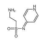 2-氨基-n-(吡啶-4-基)乙烷磺酰胺结构式