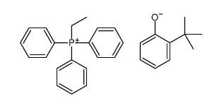 ethyltriphenylphosphonium, salt with 2-tert-butylphenol (1:1)结构式