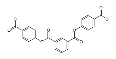 bis(4-carbonochloridoylphenyl) benzene-1,3-dicarboxylate结构式