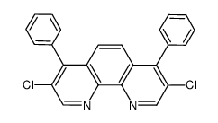 4,7-diphenyl-3,8-dichloro-1,10-phenanthroline Structure