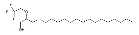 3-hexadecoxy-2-(2,2,2-trifluoroethoxy)propan-1-ol结构式