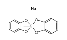 sodium bis(1,2-benzenediolato)methylsilicate结构式