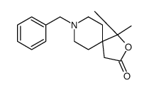 8-benzyl-1,1-dimethyl-2-oxa-8-azaspiro[4.5]decan-3-one Structure