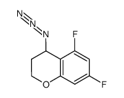 4-azido-5,7-difluorochromane结构式