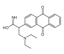 3-diethylamino-2-(9,10-dioxoanthracen-2-yl)propanamide结构式