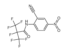 2'-cyano-4'-nitro-2,3,3,3-tetrafluoro-2-(trifluoromethyl)propionanilide Structure