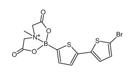 2-(5′-Bromo-[2,2′-bithiophen]-5-yl)-6-methyl-1,3,6,2-dioxazaborocane-4,8-dione Structure