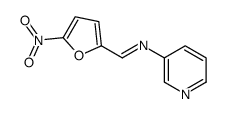 1-(5-nitrofuran-2-yl)-N-pyridin-3-ylmethanimine结构式