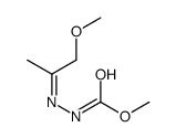 methyl N-(1-methoxypropan-2-ylideneamino)carbamate结构式